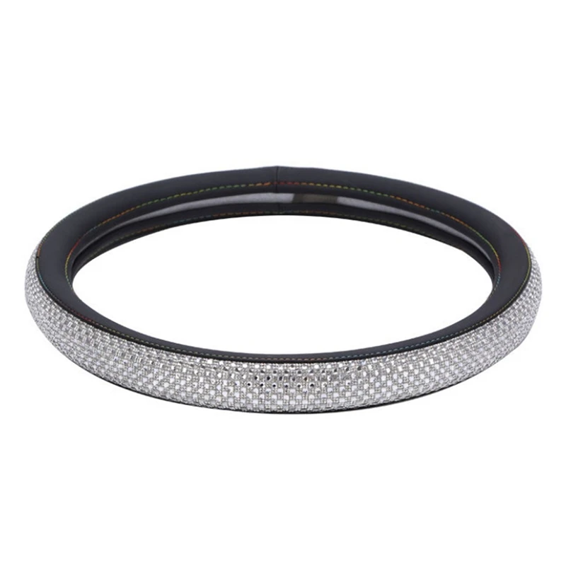 Universal 15 Inch 38cm Leather Steering Wheel Cover for Cars Protector Women | Автомобили и мотоциклы