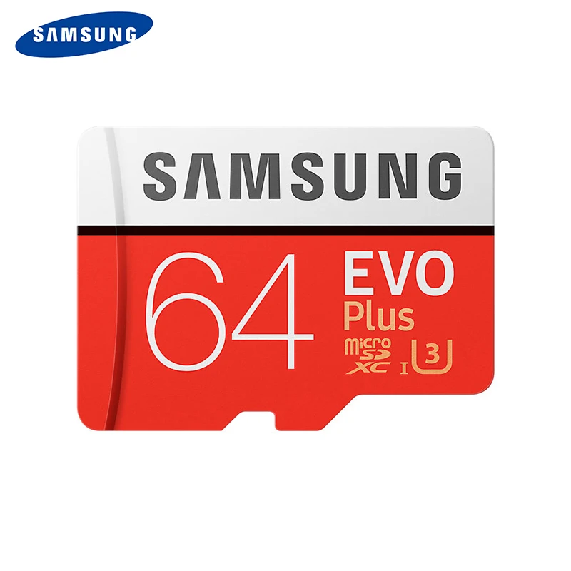 SAMSUNG 100% оригинал TF Micro SD карта памяти MicroSD EVO Plus класс 10 U3 32 Гб 64 128 ГБ 256 Смартфон