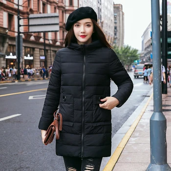 

Fashion Winter Coat Women Jackets Thick Down Parkas Big Fur Hooded Cotton 2020 Long Coats Warm Windbreaker Female Outwear coat