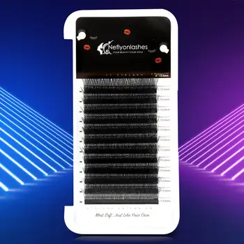 

Neflyonlashes High-Quality Faux Mink Y Shape Eyelash Extension Individual Volume False Eyelashes Soft Natural Lash Make Up Tools