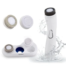 NEWDERMO щетка для чистки кожи лица электрическая щетка для мытья водостойкая 3 в 1 портативная мягкая щетка средство для удаления волос