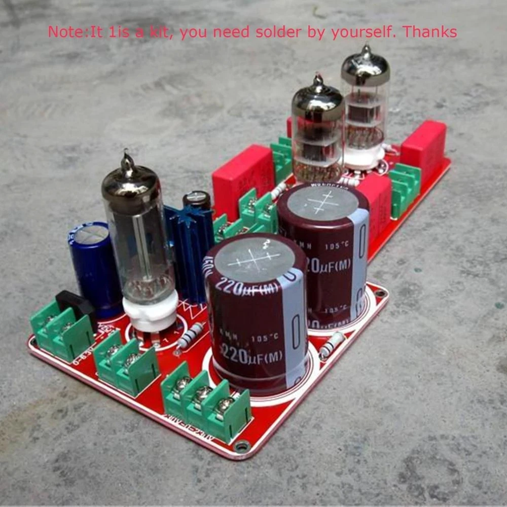Kit de pré-amplificador dual 180v-230v, tubo 6n3 srpp diy, pré-amplificador