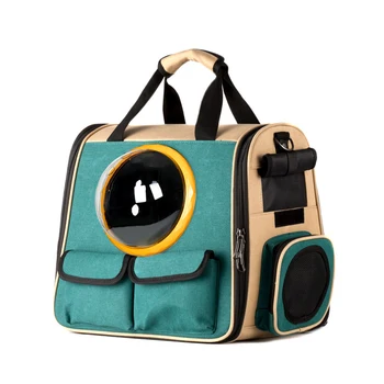 

Dog Cat handbag backpack carrier pet transport travel carrying capsule tote double shoulder canvas bagpet supplies
