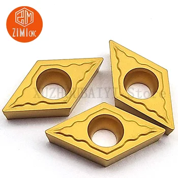 

DCMT070202-SF Carbide machining steel parts inner hole outer circle lathe blade boring blade CNC lathe cutting tool