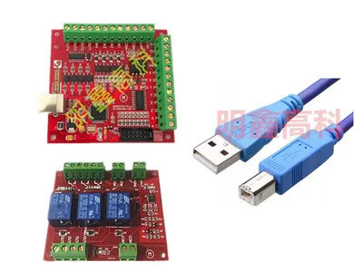 Type1 Супер Мощный USB Интерфейс MACH3 движения Управление Card_Four-axis гравировальный станок Управление_ Интерфейс доска с ЧПУ - Цвет: Type1