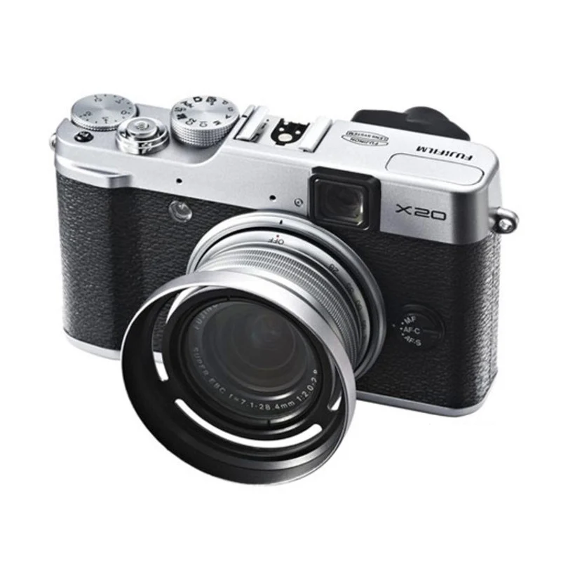 Fujifilm compatible lens adapter and hood for Fujifilm FinePix X10 