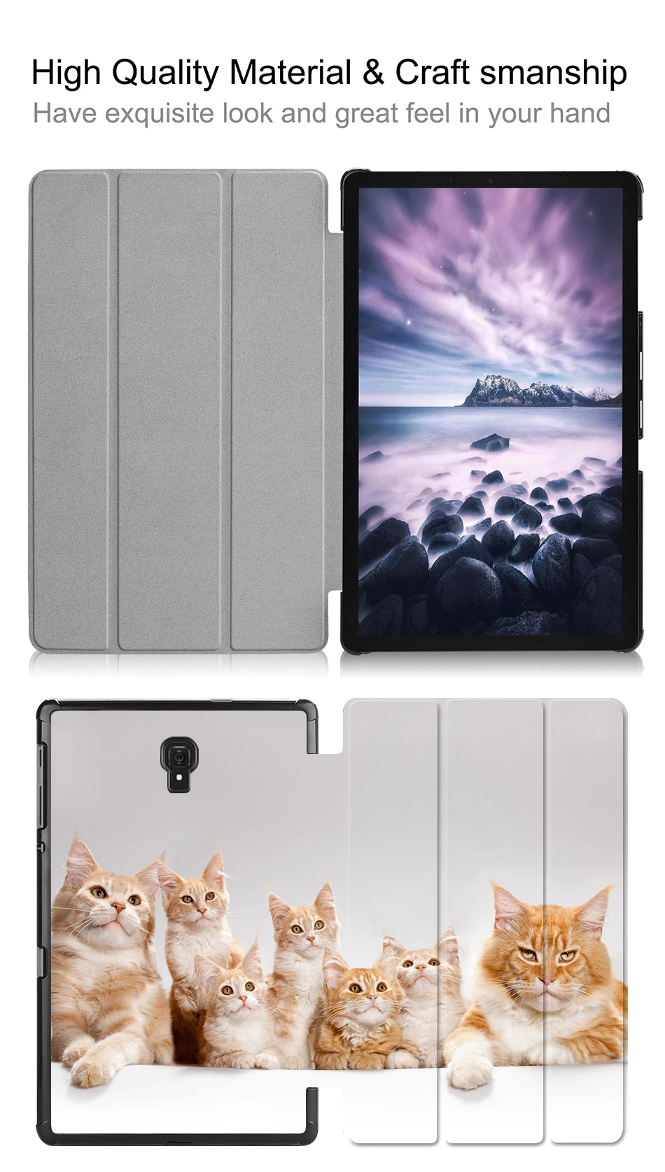 MTT чехол для планшета с милой собачкой для samsung Galaxy Tab A, 10,5 дюймов, SM-T590, T595, T597, тонкий чехол из искусственной кожи с откидной крышкой и подставкой, защитный чехол