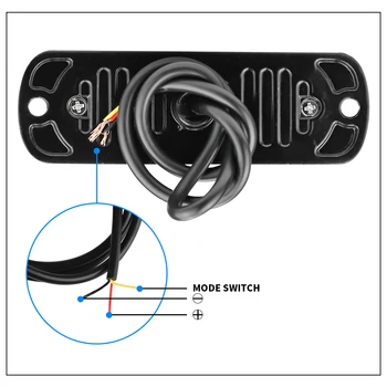 

10PCS Urgent Light 12W 4LED Motorcycle Off-road Vehicle Fog Lamp DC 12V