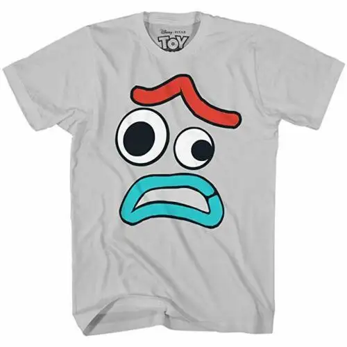 

Pixar Toy Story 4 Forky Worried Woody Buzz Lightyear Land Tee Shirt