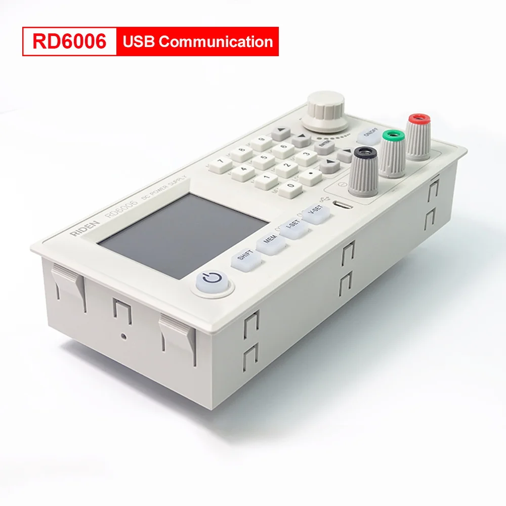 RD6006 RD6006W USB WI-FI DC-DC Напряжение текущий понижающий Питание модуль Напряжение конвертер Вольтметр 60V 5A - Цвет: RD6006