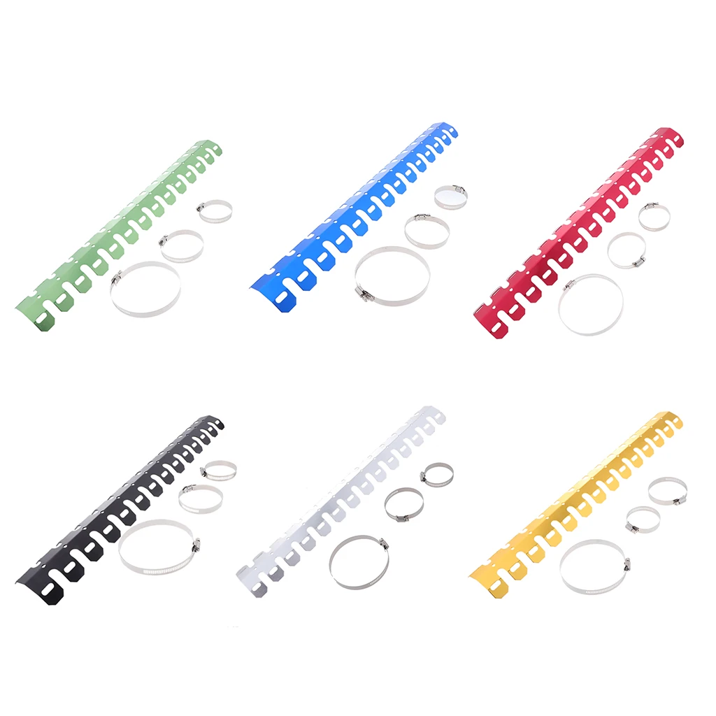 Защита выхлопной трубы из алюминиевого сплава защита от жары для 2 тактного