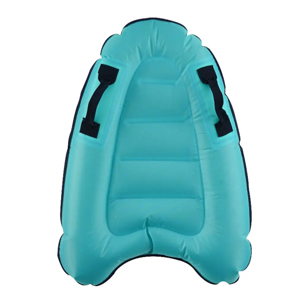 Надувной скейтборд с ручкой бассейн Rafts пластина детская плавающая кровать для серфинга игрушки для купания аксессуары для плавания - Цвет: Синий