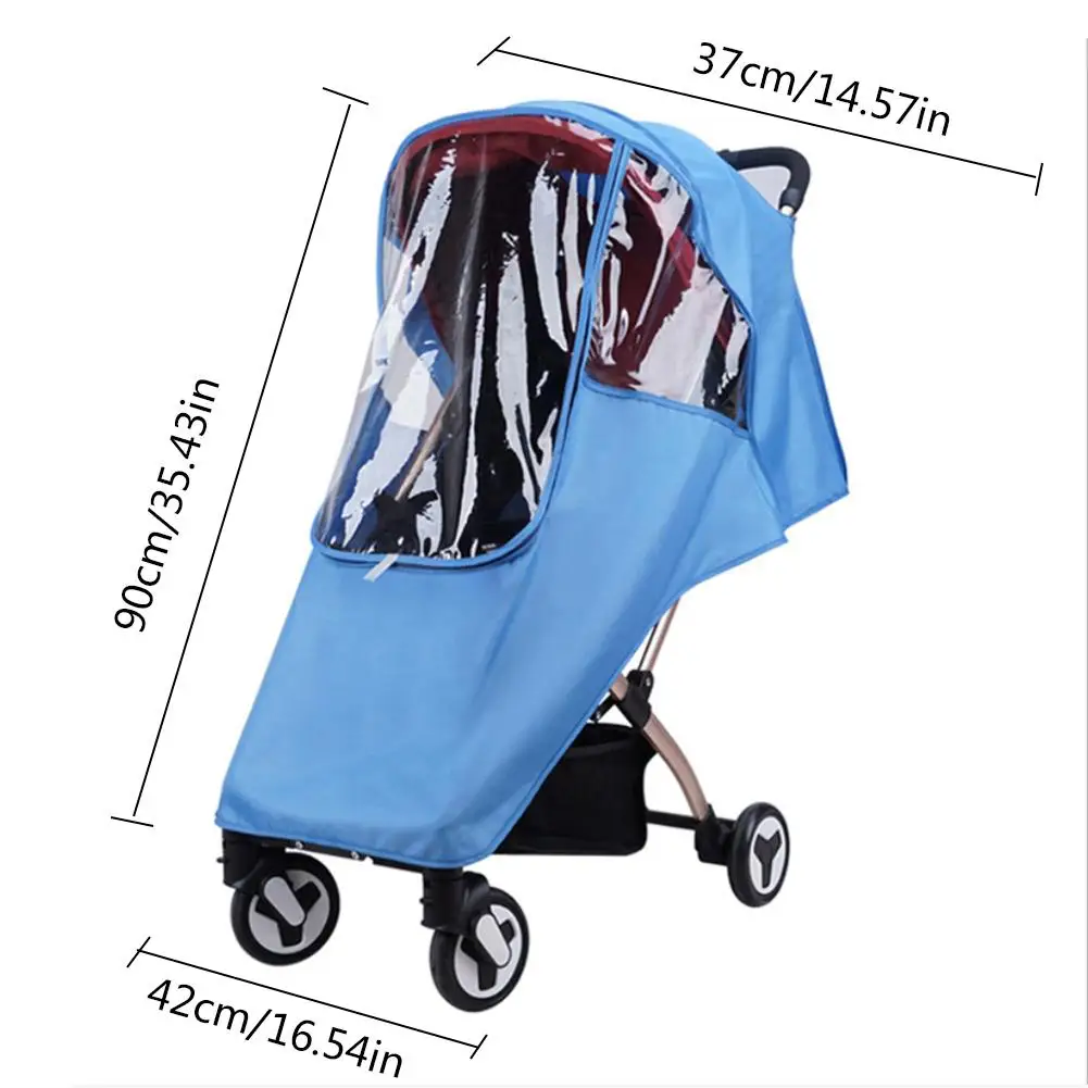 Детская коляска дождевик универсальные дышащие прозрачные непромокаемые ветровое стекло для коляски