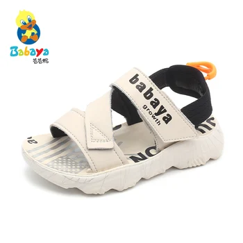 

Babaya Brand Children Sandals Baby Shoes Soft Bottom Boys Sports Beach Shoes Non-slip Big Kids 2020 Summer New