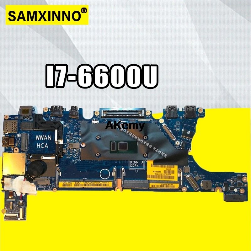 

For DELL Latitude 7270 E7270 Laptop Motherboard I7-6600U LA-C451P CN-0T0V7J 0T0V7J T0V7J Tested 100% work