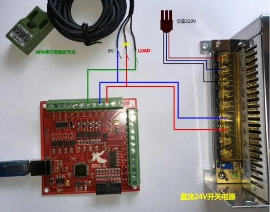 Контрольная карта с ЧПУ USB интерфейс mach3 100K4 Ось управления движением карты с маховиком интерфейс для гравировальная Машина деревообрабатывающая