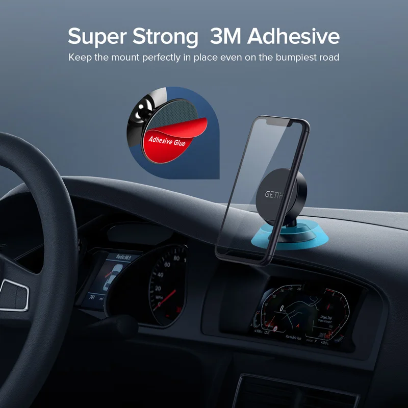 GETIHU Universal Magnetic Car Phone Holder Mobile Cell Air Vent Mount Magnet GPS Stand For iPhone 12 11 Pro X Max 6 7 8 Xiaomi phone stand for desk