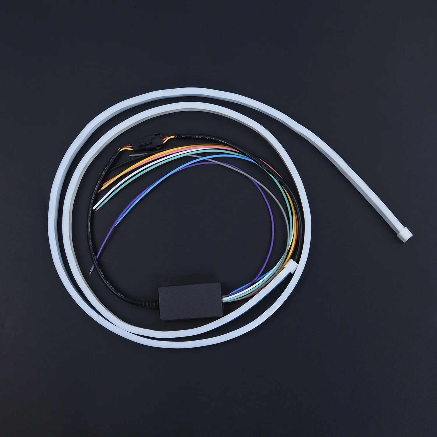 Светодиодный RGB задняя дверь полоса сигнальный индикатор обратный светильник Модифицированная полоса для умного автомобиля