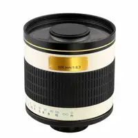 JINTU 500mm F/6.3 Manual focus Mirrorless Telephoto Mirror Lens + T2 adapter for Canon EOS EF EF-S Mount DSLR Camera White - Image 3