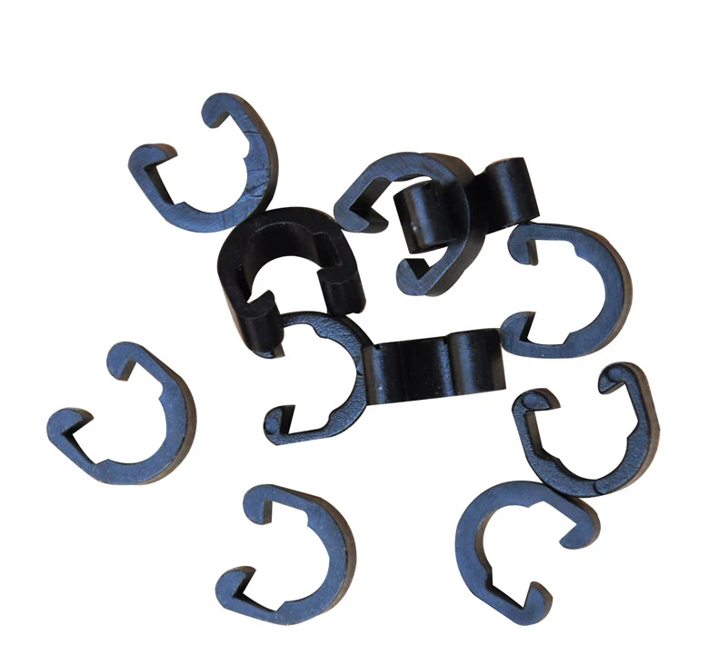 10pcs Plastic Mtb Bike Road Bicyle C Shape Clips Housing Hose Guide For