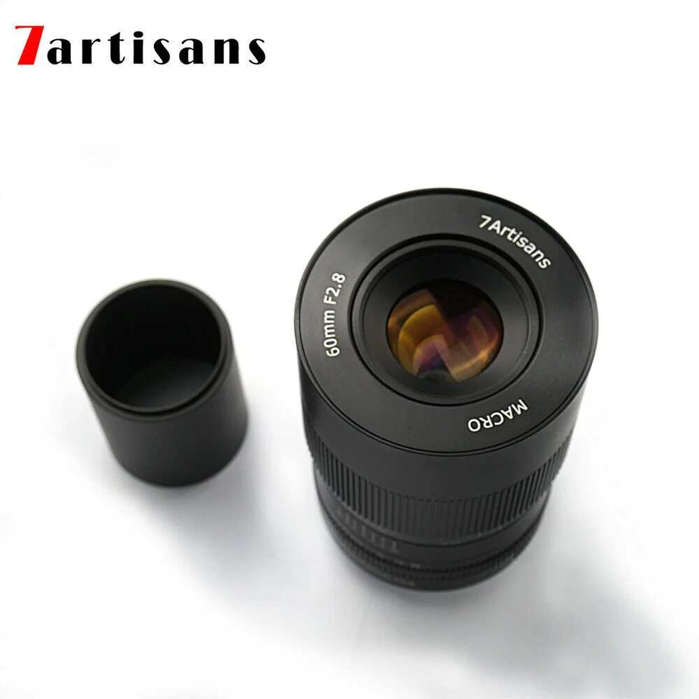 7artisans 60 мм F2. Макрообъектив с 8 1:1 увеличением для Canon EOSM eosd E Fujifilm M43 Nikon Z Mount sony Olympus Lentes