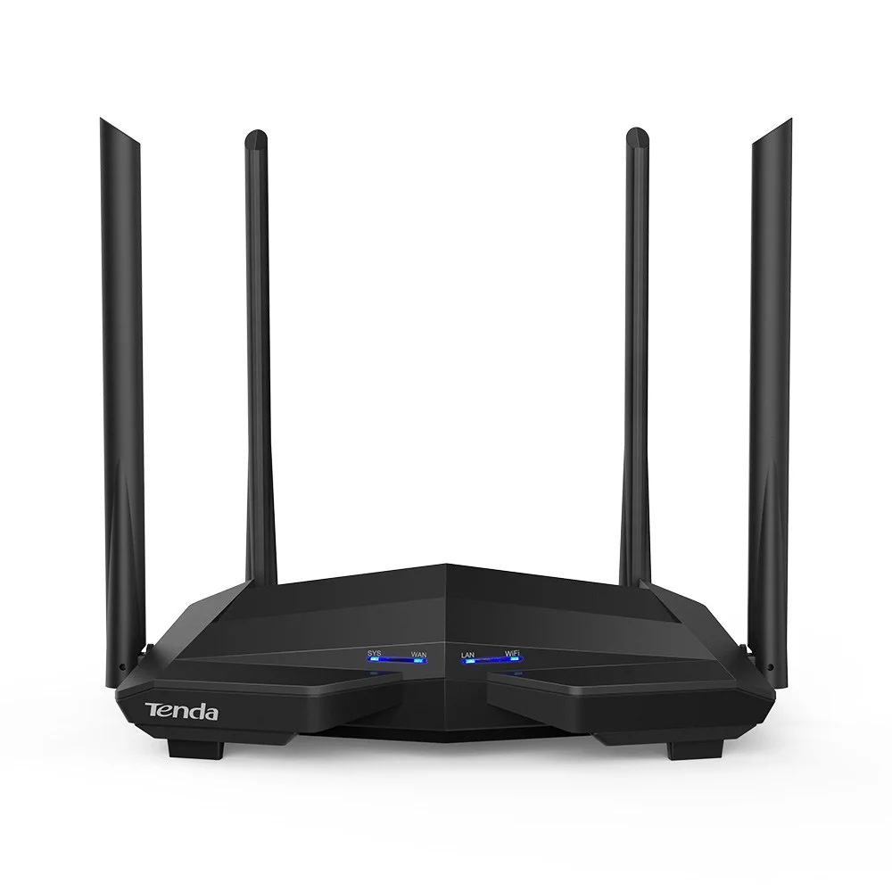 Tenda AC11/AC6/AC7/AC10 Wireless Wifi Router Gigabit Dual-Band AC1200 Repeater with 5*6dBi High Gain Antennas Wider Coverage