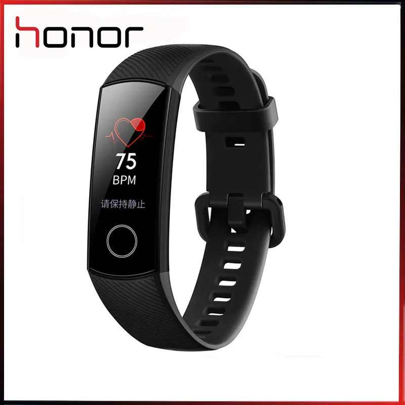 Оригинальный Смарт браслет Honor Band 4 0 95 &quotс сенсорным экраном фитнес трекером