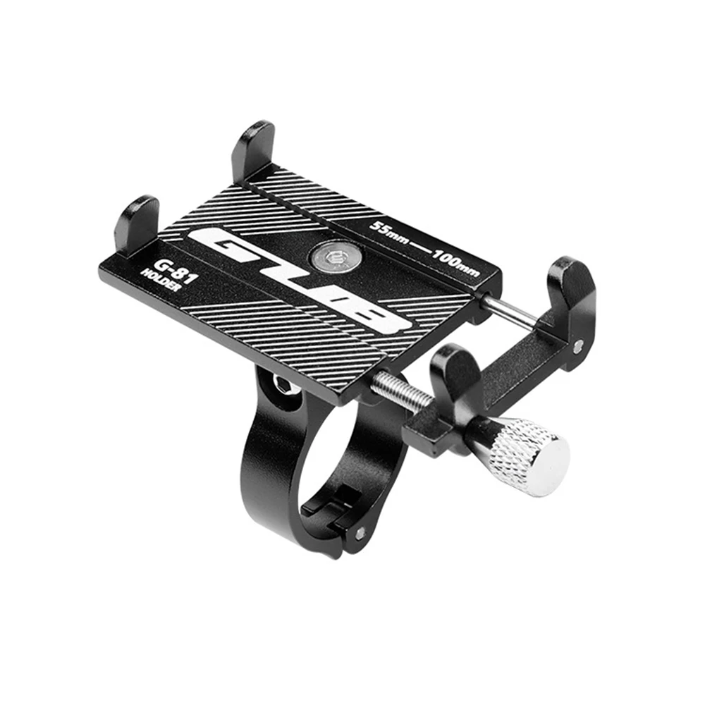Black for Bike Регулируемый держатель для телефона на велосипед из алюминиевого сплава, антивибрационный руль для электромобиля, горного велосипеда, горного велосипеда, подставка, кронштейн для крепления gps - Цвет: Black for Bike