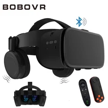 Bobo vr z6 óculos 3d sem fio, bluetooth, realidade virtual para smartphone, som estéreo, vr, headset, cartão para iphone e android