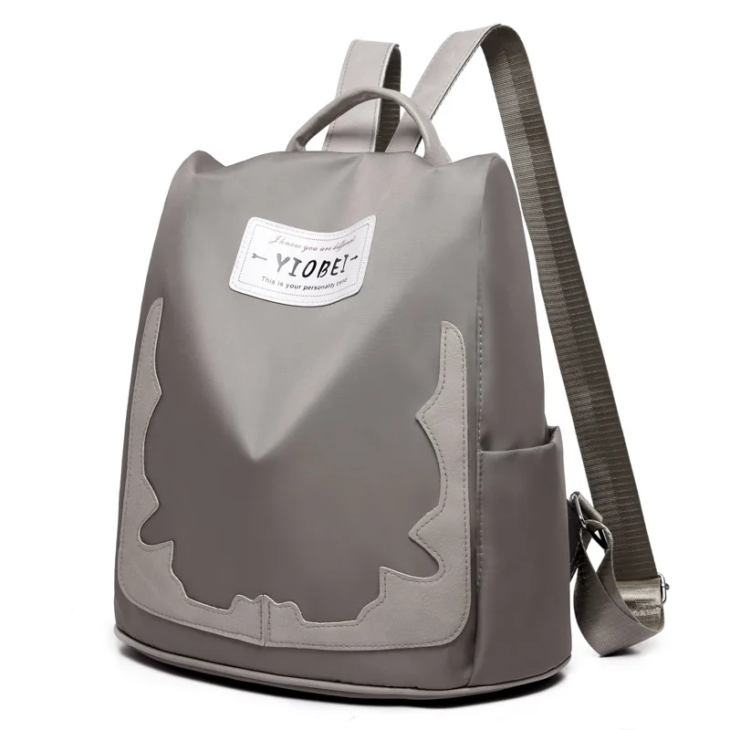 

Simple Trend Shoulder Bag Women's Casual Large-Volume Light Backpack Waterproof Oxford Cloth Travel Anti-theft Backpack