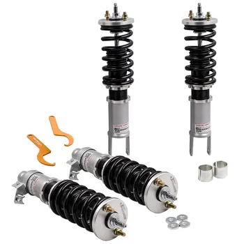 

Coilover Kits for Honda Civic 1992-2000 Adj. Damper Struts Shocks Grey Twin-Tube Adj Height Shock Absoebers Coilovers Spring