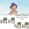 1Set Architecture Farm Model Building Blocks Animals Construction Harvester Horse Set Figures Cow Toy Tractor Carriage N1J4 1