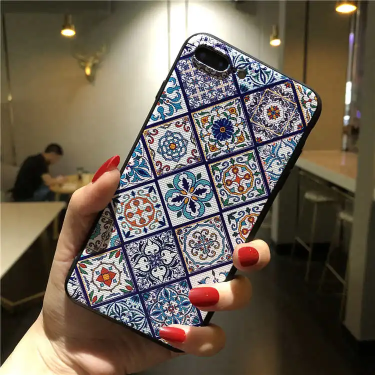 

Xiaomi Redmi note 5 Case 3D Emboss Matte soft tpu Painted phone case for xiaomi redmi note 5 6 7 pro case fundas