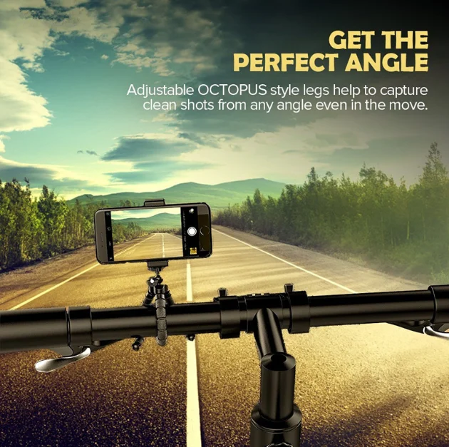 Гибкий штатив-подставка с осьминогом Gorillapod для мобильных телефонов Dslr и камер, настольный мини-штатив с bluetooth пультом дистанционного управления