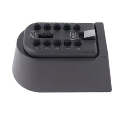 Boîte de rangement murale extérieure pour clé de rechange, coffre fort étanche, support de verrouillage à bouton poussoir 
