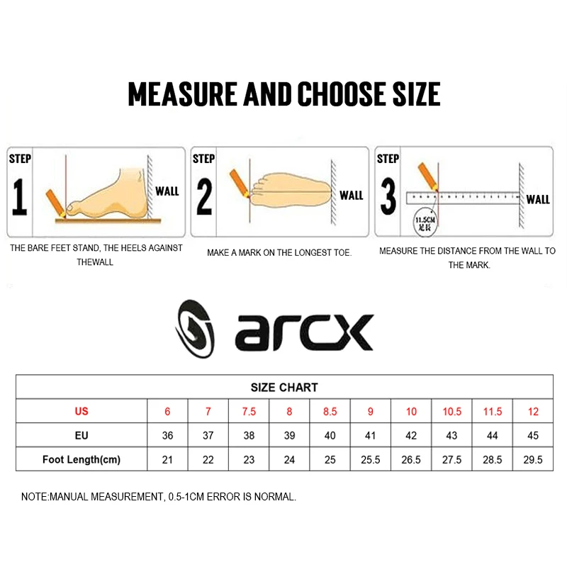 Мужские кожаные ботинки для езды на велосипеде и скутере ARCX водонепроницаемые