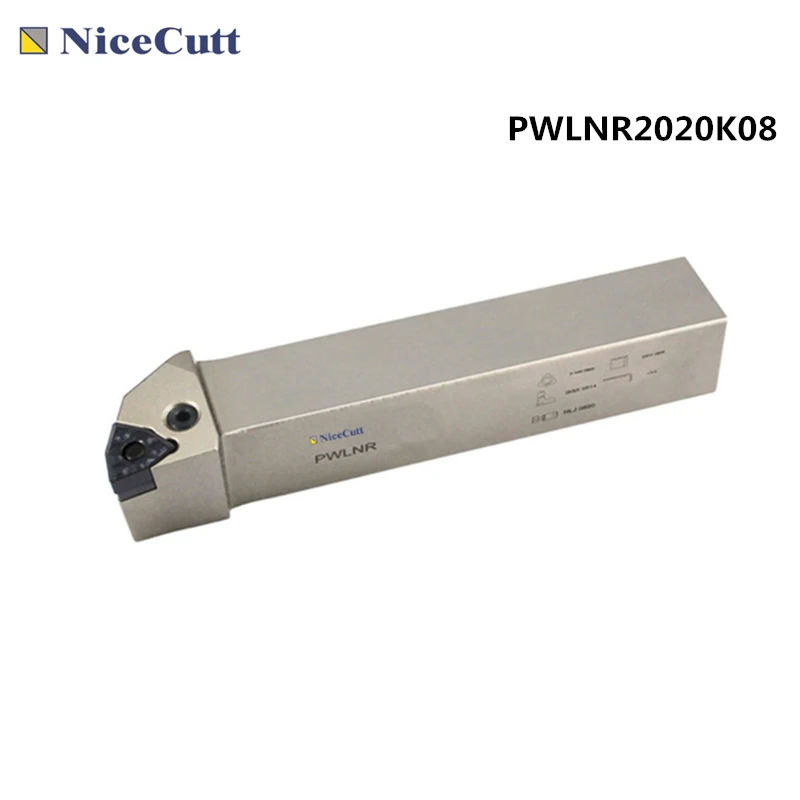 

Nicecutt External Turning Tool Holder PWLNR/L2020K08 for DNMG insert Lathe Tool Holder