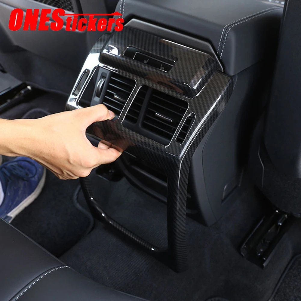 

For Land Rover Range Rover Evoque 2014-2019 ABS Chrome Car Accessories Rear Air Conditioning Vent Trim Cover Decorative Frame