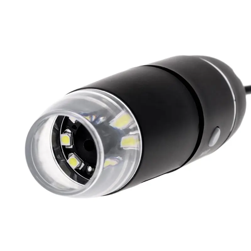 Cena 1600X USB cyfrowy mikroskop z aparatem endoskop 8LED lupa z metalowy stojak 94PC
