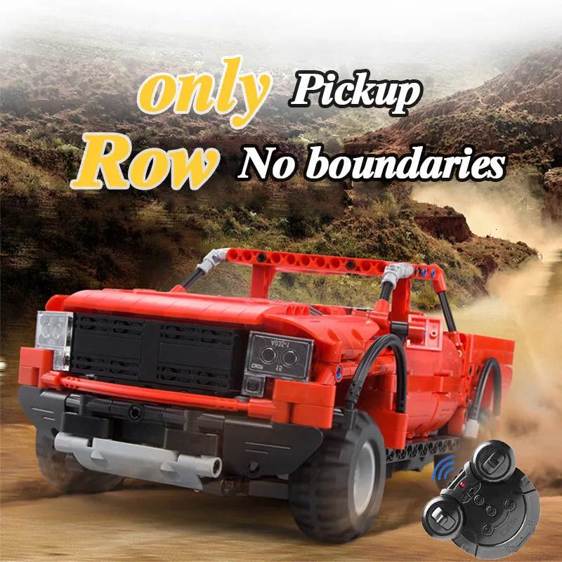 

Cada 549Pcs RC 2.4Ghz Electric Pickup Trucks Model Building Blocks Car Legoingly Technic SUV Vehicles Bricks Toys For Kids