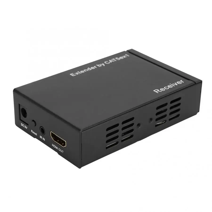 100 м HDMI удлинитель Full HD 1080P один CAT5E/CAT6(TCP/IP) передатчик и приемник США 100-240 В адаптер