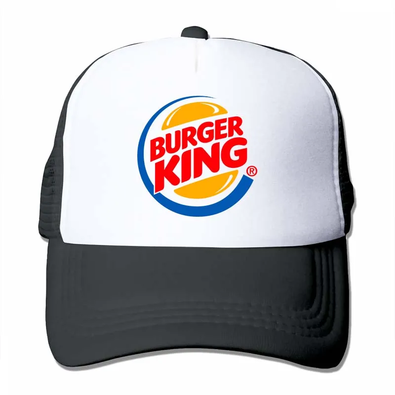 Бейсбольная кепка с логотипом Burger King BK для мужчин и женщин, Кепка-Дальнобойщик, модная Регулируемая Кепка - Цвет: 4-Black