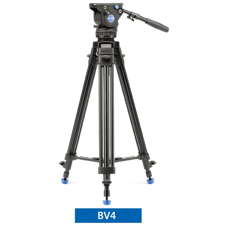 BV4 Benro BV4 BV6 BV8 BV10 видео штатив Auminium камера штативы BV4H BV6H BV8H BV10H видео головка QR13 пластина сумка для переноски - Цвет: BV4