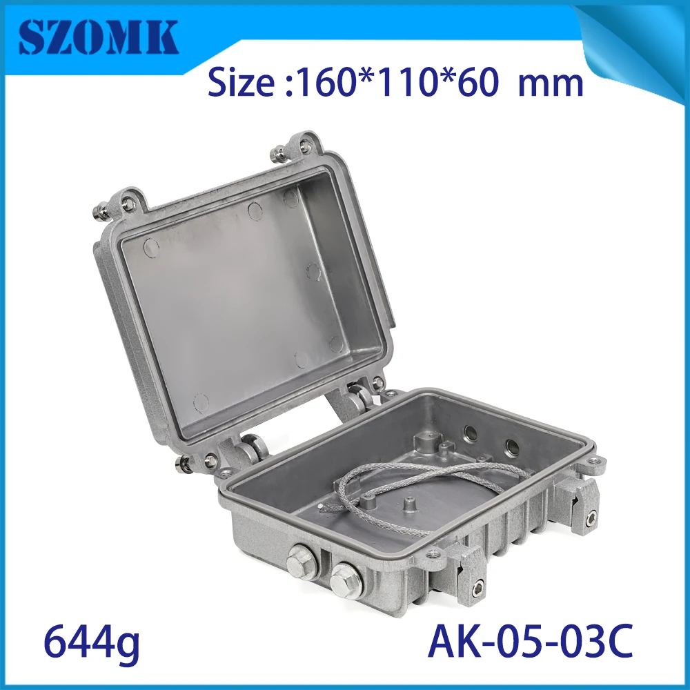 outdoor IP67 waterproof aluminum amplifier die cast enclosure for signal monitoring equipment (4)