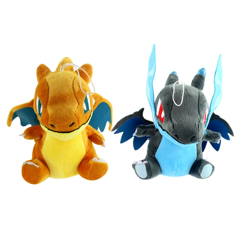 17 см 2 стиля Мега плюшевый Чаризард игрушки мягкие Charizard XY кукла-подвеска отличные подарки для детей