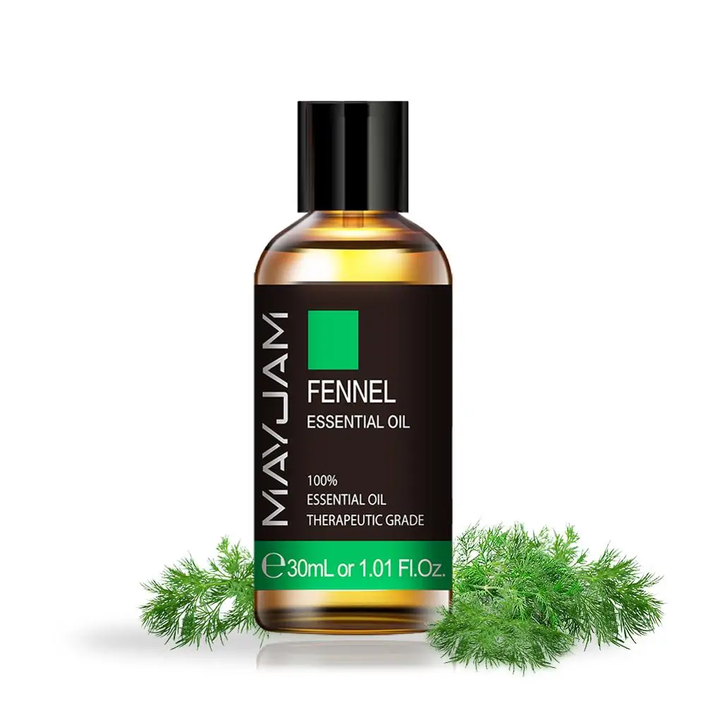 

30ML Pure Natural Essential Oils Fennel Camphor Myrrh Pine Needles Black Pepper Clary Sage Basil Vetiver Ginger Body Massage Oil