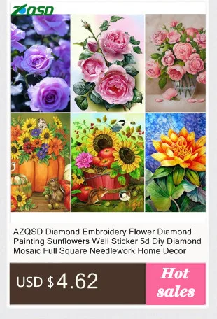 Azqsd DIY алмазная живопись лимон фрукты Бриллиантовая вышивка для дома Декор Алмазная Цветочная мозаика Вышивка крестиком Картина стразами