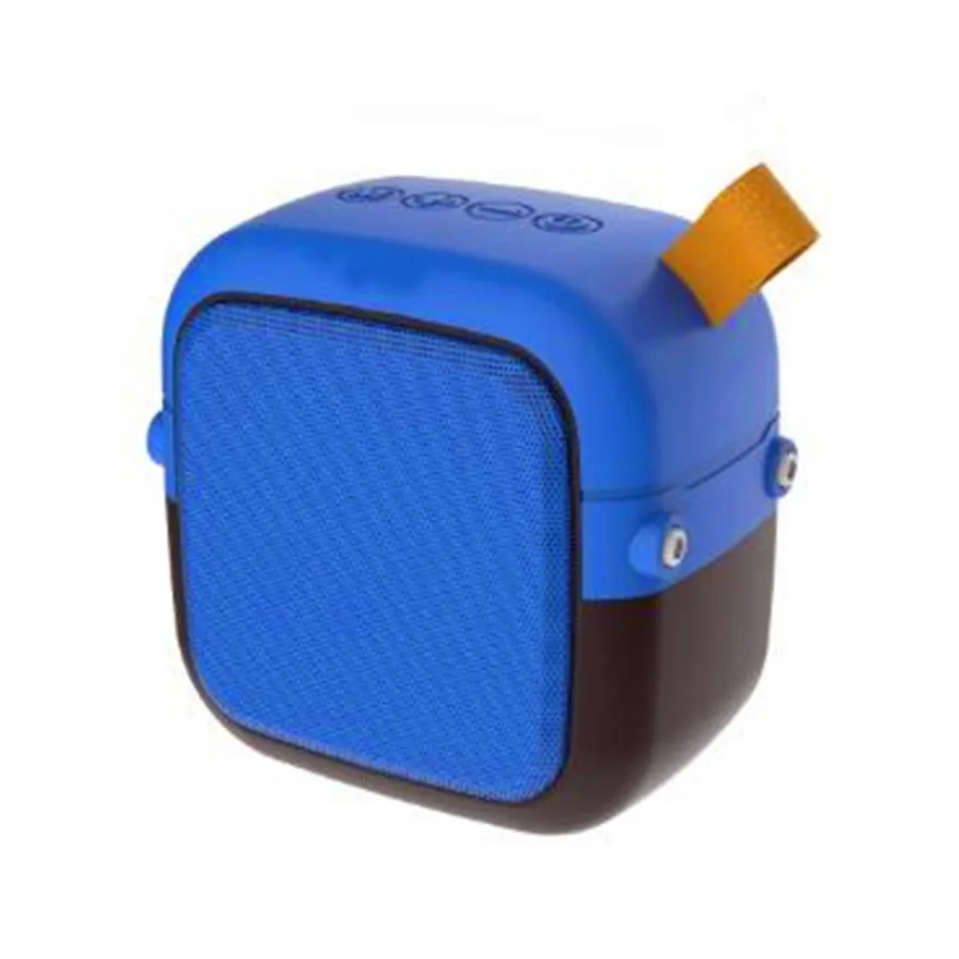 Синий Динамик Bluetooth мини радио звуковая панель портативная музыкальная Колонка звуковая коробка рога Колонка громкий динамик усиленный динамик в автомобиле Aux - Цвет: Синий