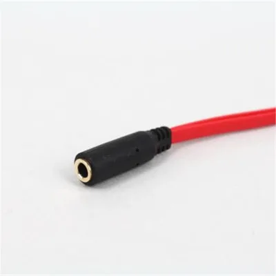 100pcs 3 5mm Y Splitter Headphone Mic Audio Adapter Female to 2 Male Headphone Headset to PC Adapter Aux Stereo Adapter Cable