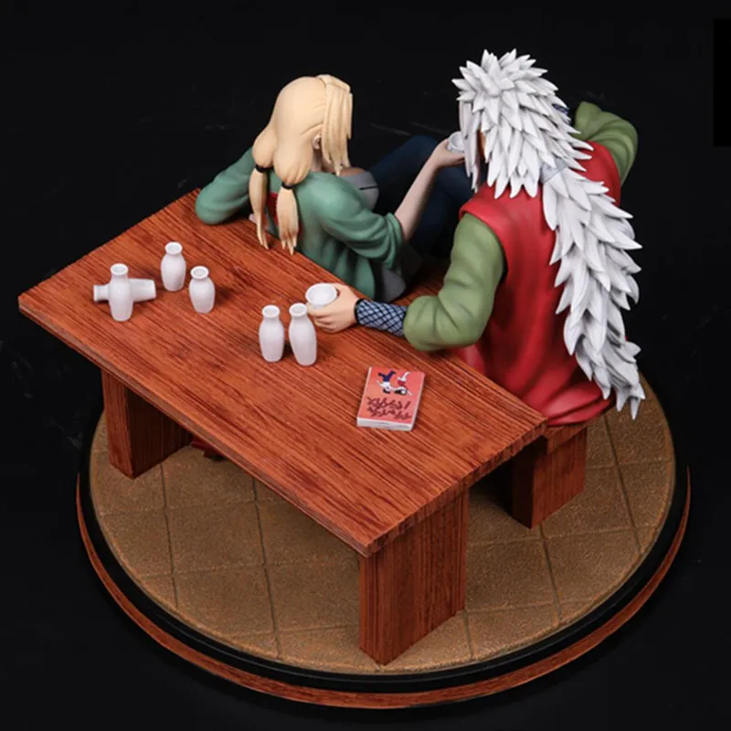 Аниме Naruto Feelings серии Ninja Jiraiya& Tsunade питьевой сцены GK смола статуя фигурка Коллекция Модель игрушки X3982